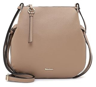 Tamaris Damen Umhängetasche Satteltasche genarbte Optik Judith 31741, Farbe:Beige