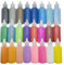 Yayatty Sandmalkarten Art, 24 Farbe Sandmalerei Spielzeug, Sand Art Kit für Malerei und Handwerk, DIY Zeichnung, Dekor und Sammlung Sand Flaschen (24 Mischfarbe)