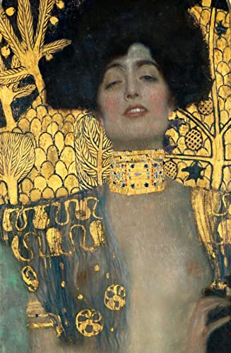 DTAUPREB Peinture à l'huile bricolage pour adultes peinture par numéro Judith Gustav Klimt peinture par numéro dessin sur toile Art décor cadeaux