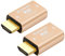 Edid-Emulator-Adapter (5Generation), HDMI kompatibel mit Mac Thunderbolt auf HDMI-Switches/Extender/AV-Receiver/Video-Splitter (4K-2P)