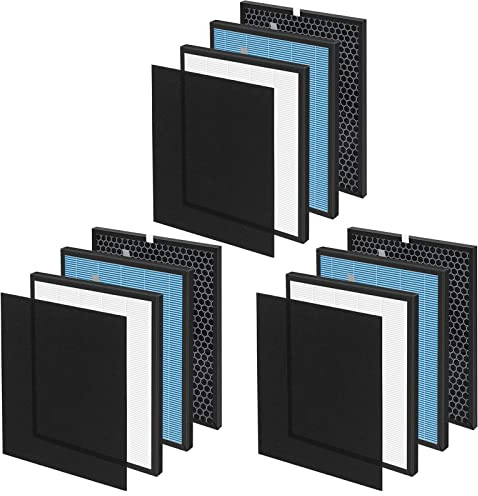3er-Set 10L Pro True HEPA Filter Ersatz Kit kompatibel mit Okaysou Airmax 10L Pro und Aiibot-A300 Luftreinigern