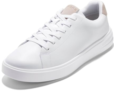 Cole Haan Men's Grand+ Court Sneakers, Optic White/Optic White, 12-M US