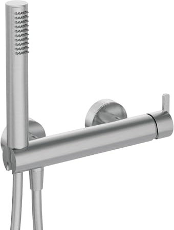 Duscharmatur Duschsystem mit Handbrause, Edelstahl gebürstet