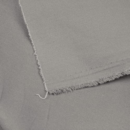 Textrend Jeansstoff Meterware - Haltbares Material - 100% Baumwolle - Kleidung - Heimtextilien - Stoffe Meterware - Textilien 1x1.5m (Hellgrau)