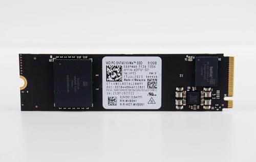 Generic WSTRN DGTAL SSD 512GB SN740 M.2 2280 Gen4 x4 PCIe NVMe Unità a stato solido interno SDDPNQD-512G-1006