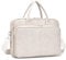 BAGZY Sacoche Ordinateur 15.6 Pouces Pour Femme Sac a Main Imperméable Sac Enseignant Cuir Porte Document Pour Collège Cours Travail Affaires Voyage (Beige)