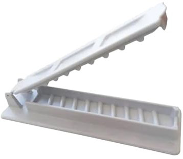 Bustlwor Kebab Maker Pressa Bianca, Kebab Maker Machine per Barbecue, Strumenti per Preparare Kebab Turchi, Adatta per Picnic All'aperto in Famiglia in Cucina