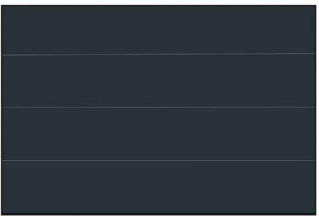 GM Portes - KIT Porte de garage ONIL Sectionnelle | Avec moteur et 2 télécommande | Moteur: Life - Inclus | 200cm X 300cm | Anthracite - Finition lisse sablé