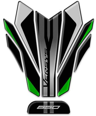 PARASERBATOIO RESINA 3D COMPATIBILE CON KAWASAKI VERSYS 650 2024 GP-2012 (Candy Lime Green)