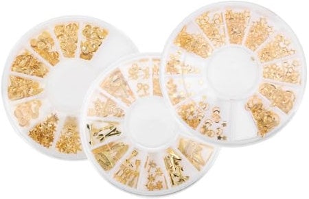 Anneome Alloy Fillers for Phone Case Decoration Charms Ocean Maple and Star Moon Designs for Crafting and Personalizing Mobile Accessories