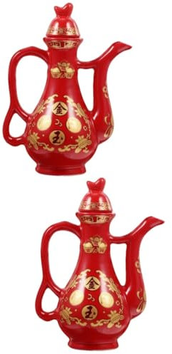 MAGICLULU 2 Piezas turba irlandesa para quemar water Decorativo tarro de ofrendas de escritorio jarra de gres agua china bol exquisita olla de budismo tarro sagrado de escritorio cerámica
