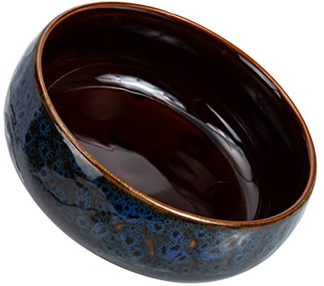 Maceta grande de cerámica blanca para bonsái con acabado esmaltado, diseño redondo y poco profundo para decoración de jardín y arreglos florales