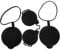 Gadpiparty 3Pcs Rubber Binocular Lens Caps Durable Eyepiece Guard for Compatibility Bird Watching Hiking Outdoor Activities Reliable Protection for Lens