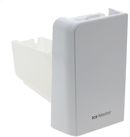Masterpart Fridge Freezer Ice Tray, Ice Master Bucket White To Fit Samsung RF24FSEDBR Fridge Freezers DA97-14504C