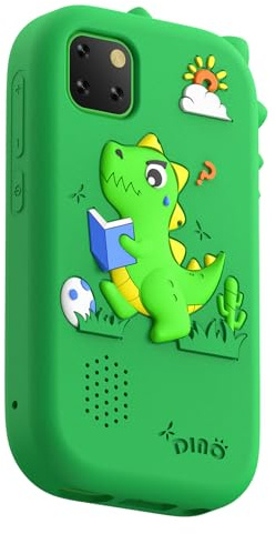 ASHATA Teléfono Inteligente para Niños con Pantalla Táctil a Color de 2,8 Pulgadas, Reproductor MP3/MP4 Portátil con Memoria Integrada de 32 GB para Niños y Niñas (Green)