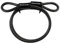 Master Lock, Steel Looped Ends, Long, 85DPF, Black, 4 ft. Cable