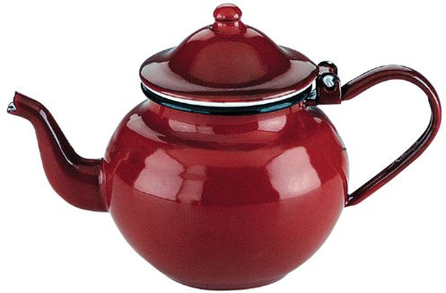Ibili Tetera ROJA 0,75 LTS, Stainless Steel, Rojo, 10 x 10 x 20 cm