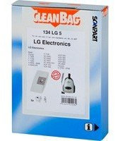 Cleanbag Staubsaugerbeutel 134LG5 für LG Goldstar Tekvis