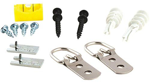 Hangman HDK 13-Piece Heavy-Duty D-Ring Picture-Hanging Kit, Multicoloured