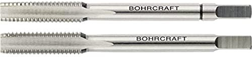 Bohrcraft Handgewindebohrer DIN 5157 G HSS-G, Whitworth-Rohr 1/8 Zoll x 28, 2-teilig in Unibox, 1 Stück, 41021100018