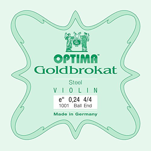 Cuerdas Optima para violín Goldbrocade 4/4 Mi 0,28 K x-duras