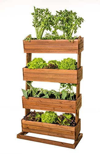 Home Garden Hochbeet Brend, vertikal, Echtholz B 82cm x H 145cm x T 50cm