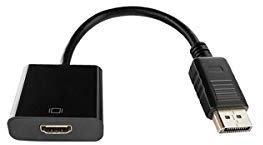 Gembird a-dpm-hdmif-002 displayport hdmi negro adaptador de cable - adaptador para cable (displayport, hdmi, macho/hembra, 0,1 m, negro).