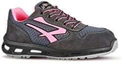 U-Power - Scarpa di sicurezza bassa LOLLY S1P SRC - REDLION - U-Power, Grigio Rosa, 35 EU