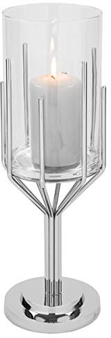 Fink - Luxor - Windlicht, Kerzenleuchter - Höhe: 45 cm - mit Glaszylinder