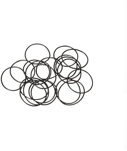 sourcing map 20 Stück Metrische Nitrilkautschuk O-Ringe Dichtung Gummi 24 mm Außendurchm. 22 mm Innendurchm. 1mm Breite