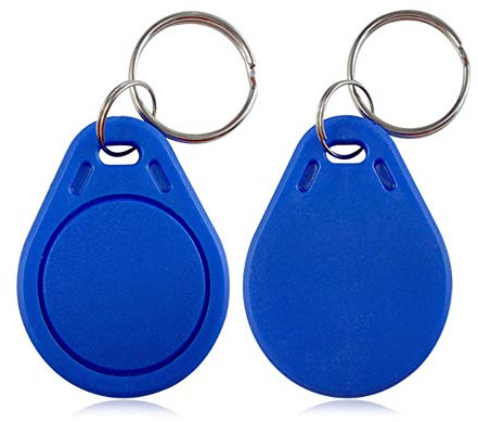 YAVIS Nähe 13.56MHz RFID Chips UID Changeable/veränderbare Keyfobs mit Transponder Token Tag MF 1k NFC-Tag wiederbeschreibbare Schlüsselanhänger beschreibbare Zutrittskontrolle Kopieren Karte (100)