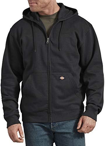 Dickies Herren Full Zip Hoodie Fleece-Jacke, Dunkles Erika, Large