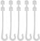 IKAAR 100 Stück Pflanzenclips Pflanzenhalter Tomato Clips Tomato Support J Hooks Tomato Plant Support Tomatenstütze Tomatenpflanzenstütze