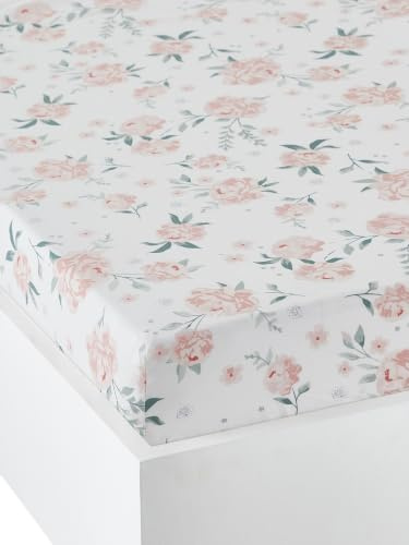 VERTBAUDET Drap-Housse Bébé Coton écru/Rose 70X140