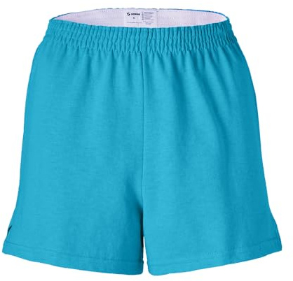 Soffe Womens Authentic Cheer Shorts, 3” Inseam, Ocean Blue, Small