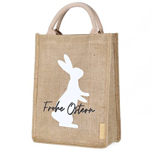 Papierdrachen Jutetaschen - Geschenkverpackung zu Ostern - Dekoration - 22x30x10 cm - Frohe Ostern