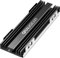 GRAUGEAR Dissipatore di calore per SSD M.2 NVMe (2280), passivo, kit di raffreddamento M.2, adatto per PlayStation®5 e PS5 Slim, 2 cuscinetti termici in silicone, alluminio