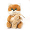 GMMH Plüschtier Stofftier Bär Hase Teddybär Fuchs, 20 cm Hoch (Leon mit Hasi), Kuscheltier Plüsch Plüschtiere Kuscheltiere