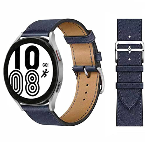 KIMAIXA Cinturino Sportivo Per Samsung Galaxy Watch 5 Pro/5&4/4 Classic/Galaxy Watch 3 41Mm/Active 2/Active/Galaxy Watch 42Mm, 20Mm Bracciale In Pelle Cinturino Per Uomo Donna, Marina Militare