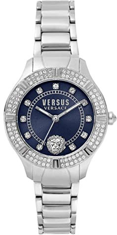 Versus by Versace Damen Uhr Armbanduhr Canton Road VSP263721 Edelstahl