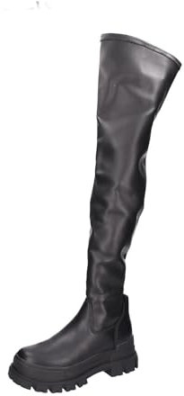 Buffalo Stivali da Donna in Nappa Aspha Stretch Overknee