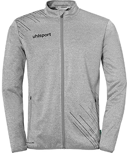 Uhlsport Herren Score 26 Classic Jacke Sport Fußball Trainingsjacke Sweatshirt Sweatjacke, Dark Grau Melange/schwarz, XL EU