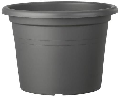 Bloempot Deroma Cilinder Antraciet Geïnjecteerde (Ø 50 cm)