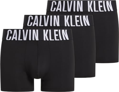 Calvin Klein Uomo Pantaloncini Boxer Confezione da 3 Intimo, Nero (Black/Black/Black), M