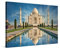 PICANOVA – Leinwandbild 60x40cm Indien Taj Mahal – Leinwanddruck – Wandbild Kunstdruck Auf 2cm Holz-Keilrahmen Für Schlaf- Und Wohnzimmer Wanddekoration – Bild auf Leinwand