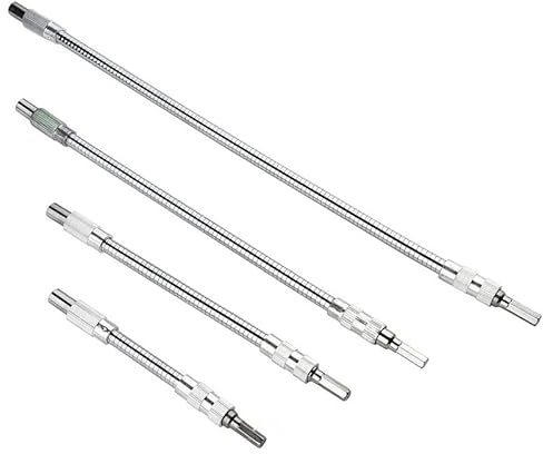 Punta di prolunga flessibile per cacciavite da 200 mm e supporto per trapani manuali, cacciaviti elettrici, spazi ristretti