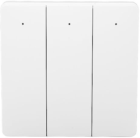 Interruttore della Luce Wireless Kit Interruttore della Luce Autonomo Interruttore della Luce Wireless Interruttore Alimentato Design a 3 Gruppi Interruttore della Luce