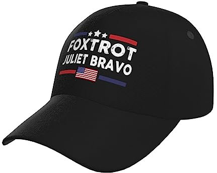 FJQWKLF Foxtrot Juliet Bravo Baseball Cap Freizeit Truck Driver Hat