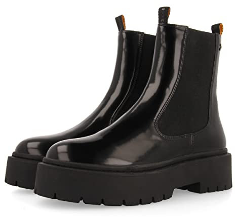 Stivaletto Nero da Donna kraubath, Stile Chelsea con Suola Doppia
