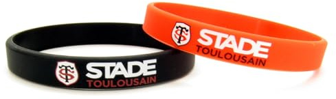 Stade Toulousain 2 x Armband Toulouse, offizielle Kollektion – Rugby